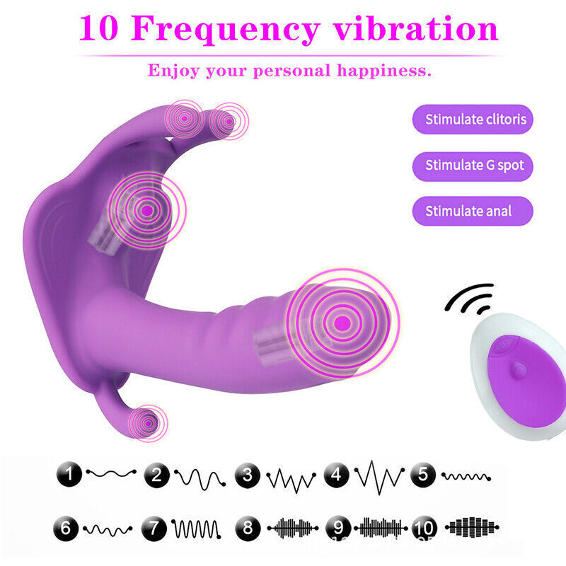 Wearable Panties Vibrator G-Spot Massager Remote Dildo Female Sex Toys for Women
