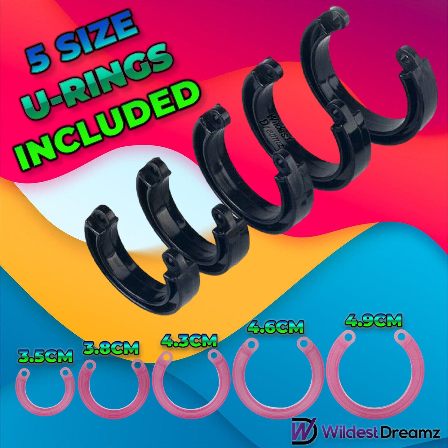 BDSM Cock Penis Cage Male Chastity Kit Fetish Restraint Bondage Device