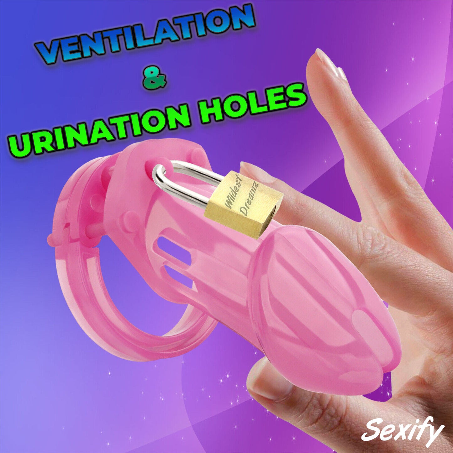 BDSM Cock Penis Cage Male Chastity Kit Fetish Restraint Bondage Device