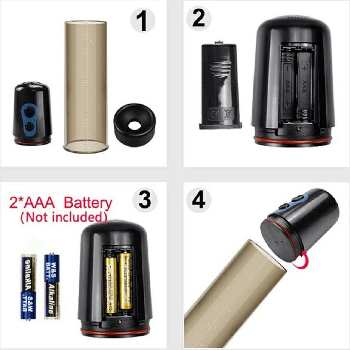Electric Penis Pump Vacuum Male Erection Enlarger Cock Stretcher Penis Extender