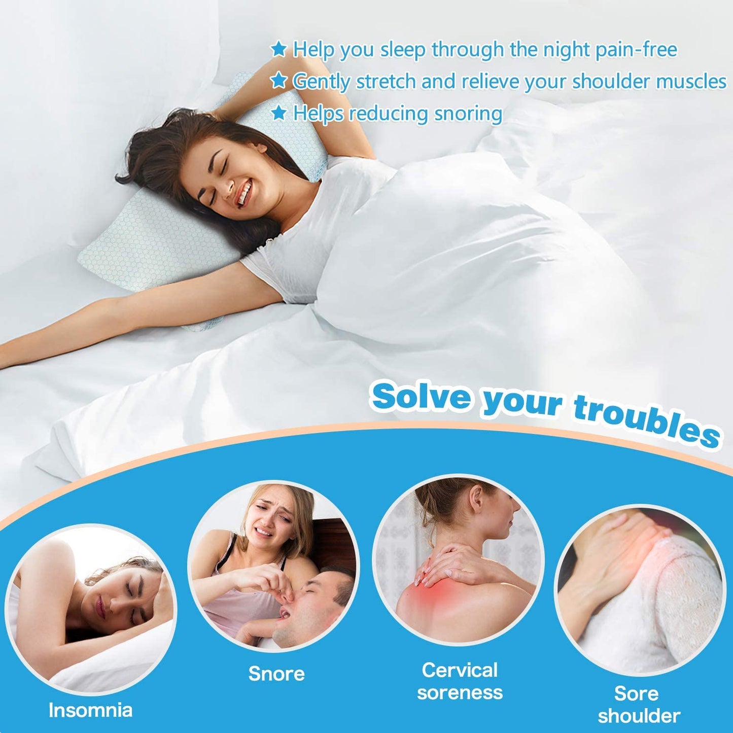 Twin Pack Hotel Quality Bed Pillow High Support Neck Pillows Medium Firm