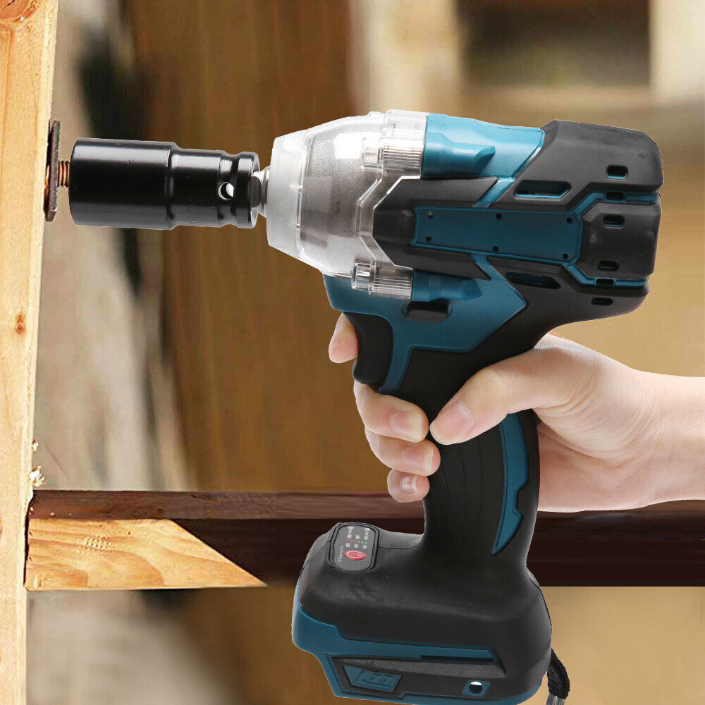1/2'' Brushless Cordless Impact Wrench Rattle Gun Socket For Makita Battery 18V