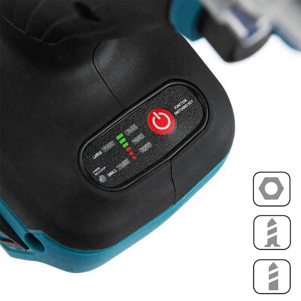 1/2'' Brushless Cordless Impact Wrench Rattle Gun Socket For Makita Battery 18V