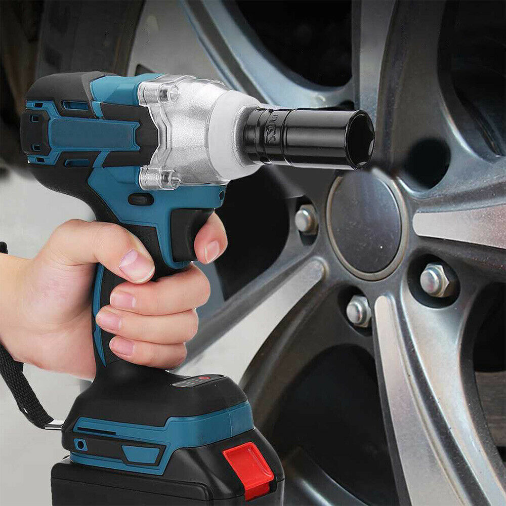 1/2'' Brushless Cordless Impact Wrench Rattle Gun Socket For Makita Battery 18V