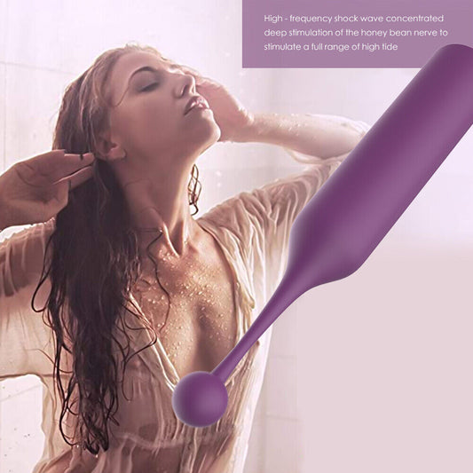 Wand Rabbit Vibrator Clitoral Stimulator Clit G Spot Bullet Dildo USB Sex Toy