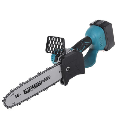 10 Inch Mini Cordless Electric Chainsaw Wood Cutting Saw-2battery