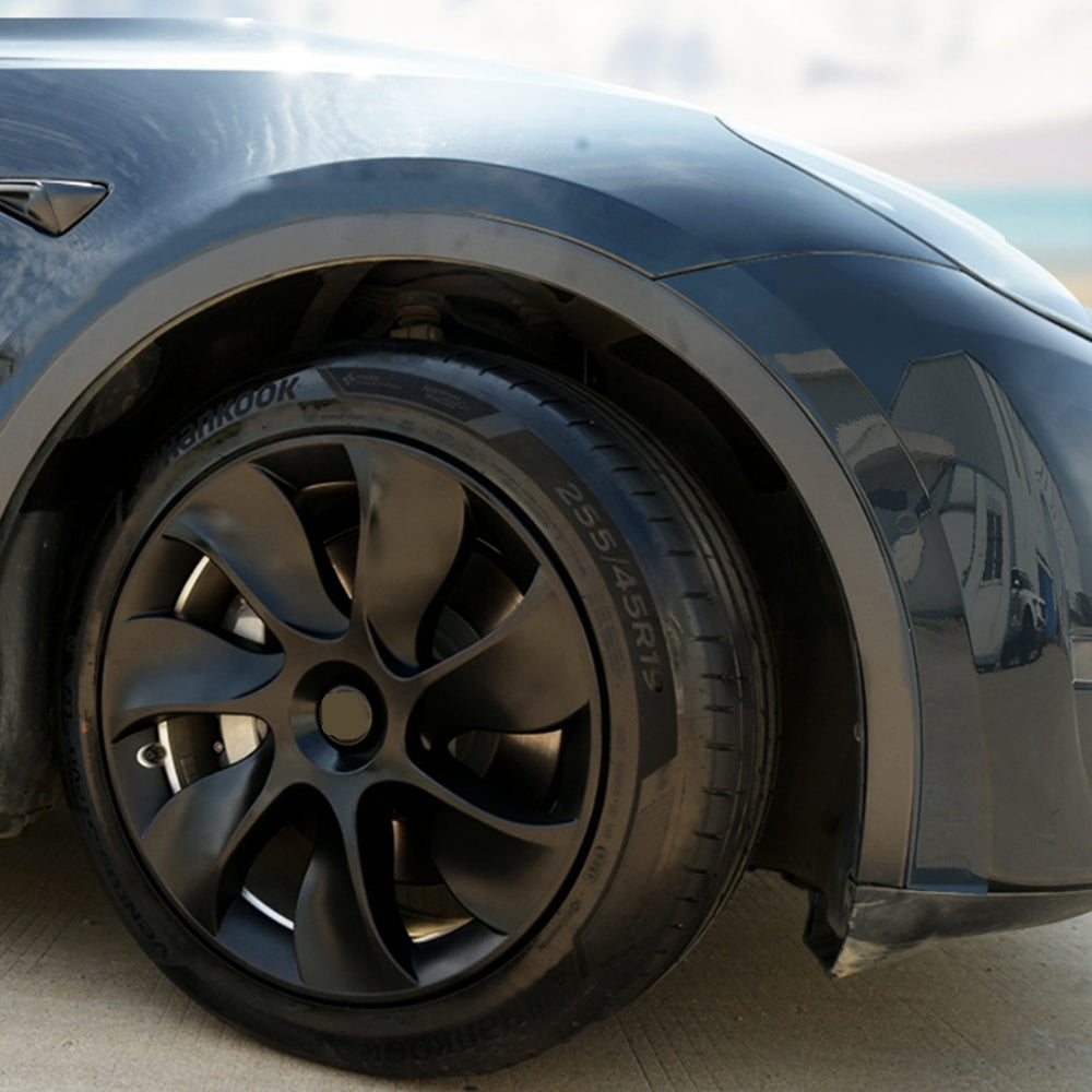 4X Tesla Model Y Wheel Cover Caps 19 Inch Rim Hubcap Hub Cap Matt Black Grey AU