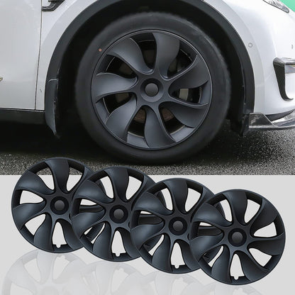 4X Tesla Model Y Wheel Cover Caps 19 Inch Rim Hubcap Hub Cap Matt Black Grey AU