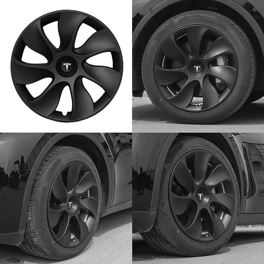 4X Tesla Model Y Wheel Cover Caps 19 Inch Rim Hubcap Hub Cap Matt Black Grey AU