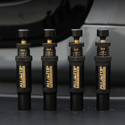 4PCS Tyre Deflators Air Quick Deflator 10~30 PSI Tire Valve Core Tool Portable