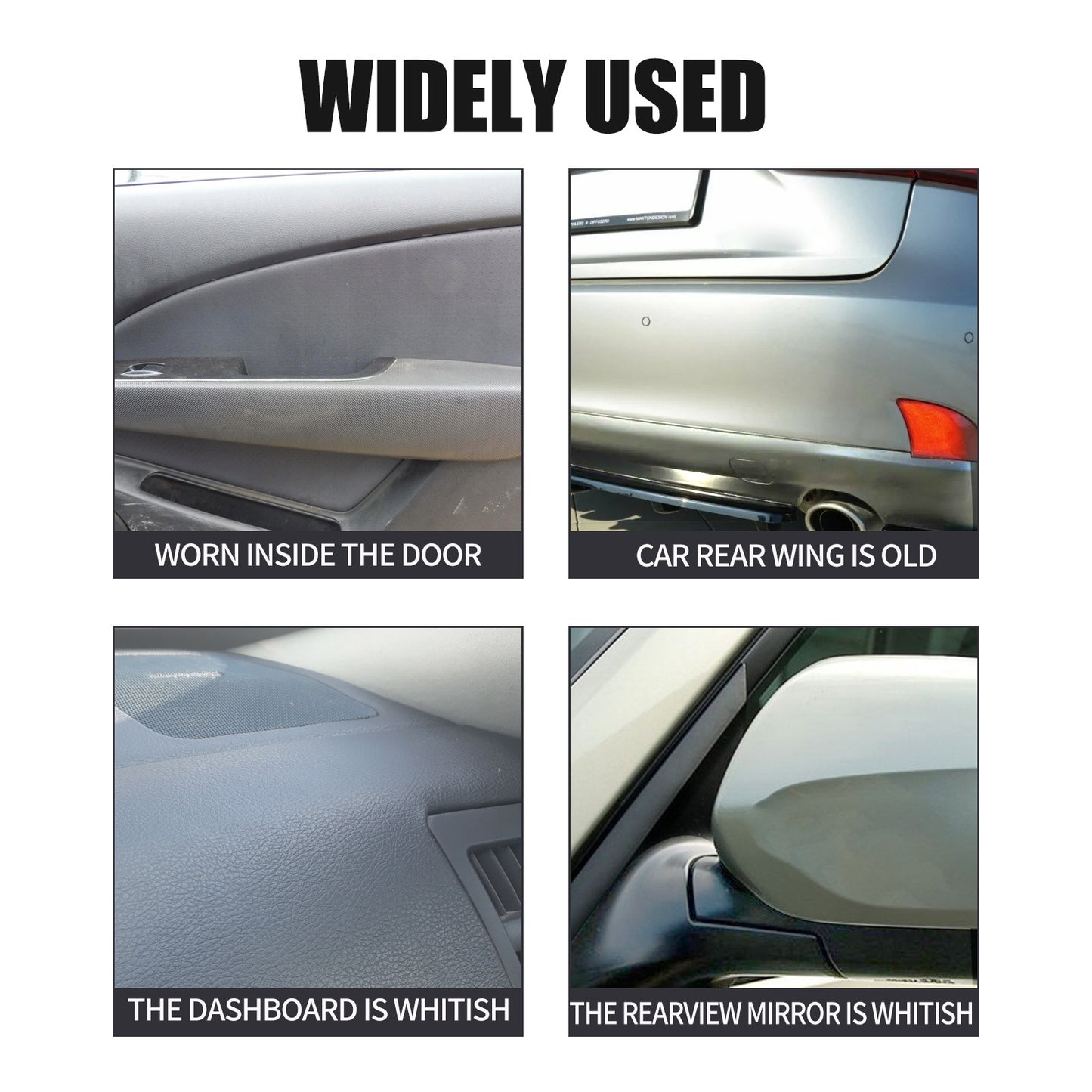 Rayhong Plastic Coating Agent, Car Leather Seat Instrument Panel Dust Refurbishment Polishing Agent