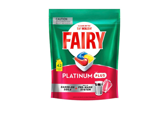 Fairy Platinum Plus Dishwashing Tablets | 42 pack