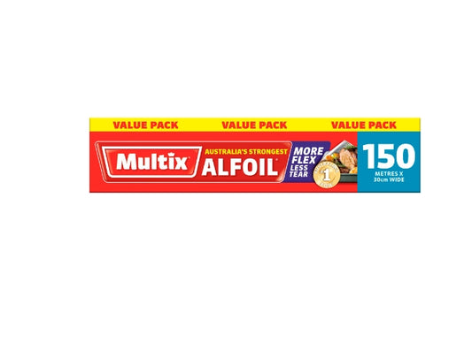 Multix Traditional Strength Aluminium Foil 30cm | 150m