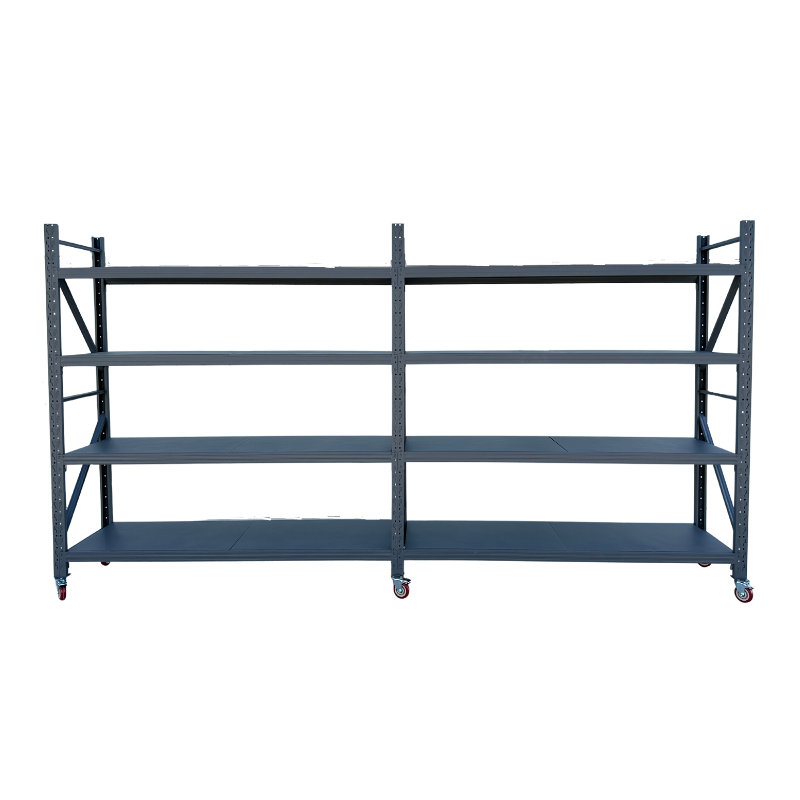 2 bay 4M-Wide Long Span Shelving Garage Shelving Warehouse Rack Tyre Shelving 800 Capacity - Big Depot Australia