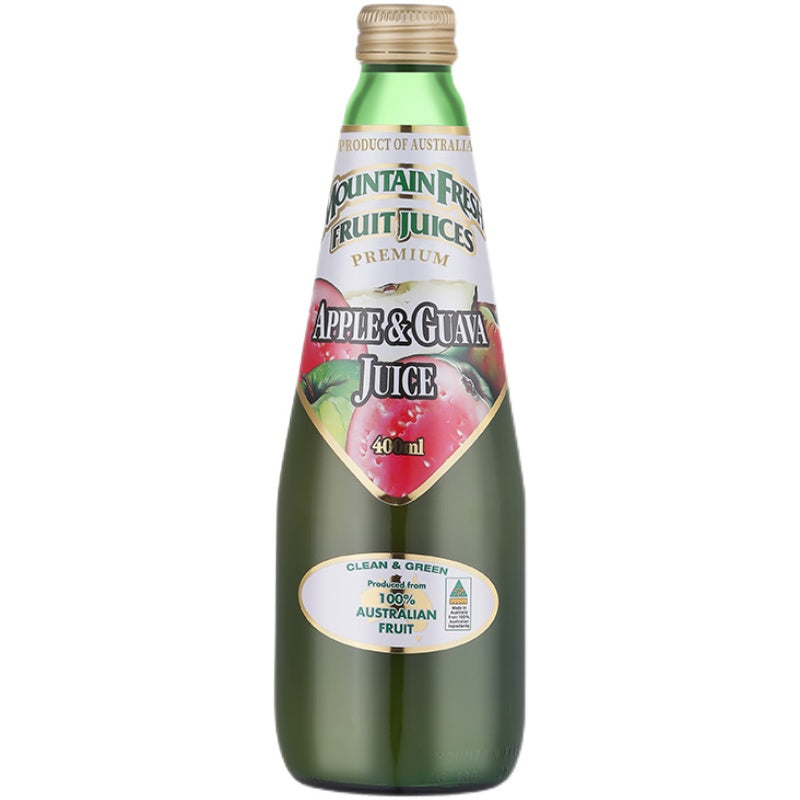 MOUNTAIN FRESH 400ML APPLE & GUAVA JUICE Pack 12