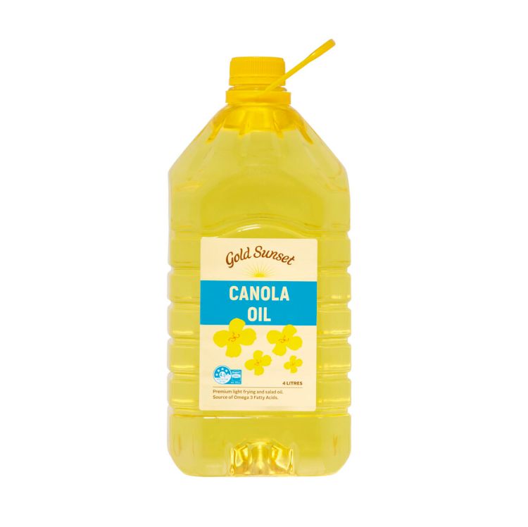 Gold Sunset Canola Oil | 4L - Big Depot Australia