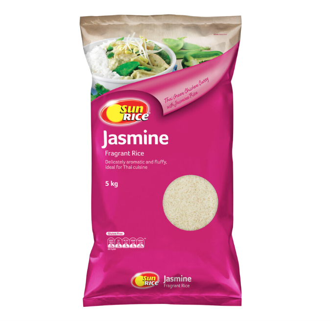 Sunrice Jasmine Fragrant Rice | 5kg - Big Depot Australia