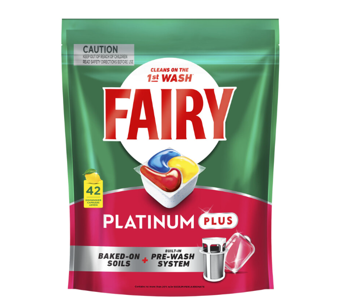 Fairy Platinum Plus Dishwashing Tablets | 42 pack - Big Depot Australia