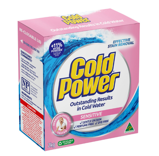 Cold Power Sensitive Pure Clean Laundry Powder | 2kg - Big Depot Australia