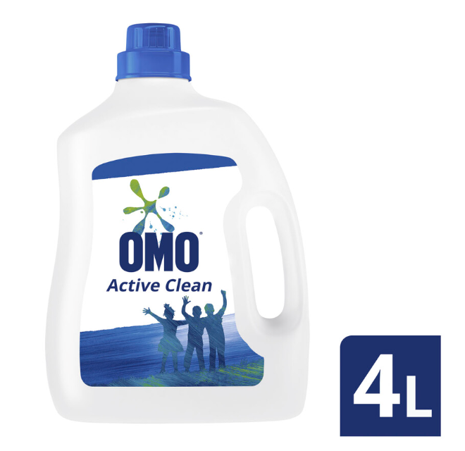 OMO Active Clean Top & Front Loader Laundry Liquid Detergent | 4L - Big Depot Australia