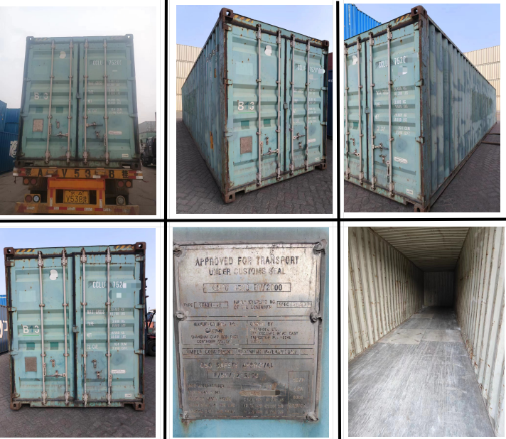 40GP Standard Shipping Container | Adelaide Stock, Colour Optional (Light Blue / Red)