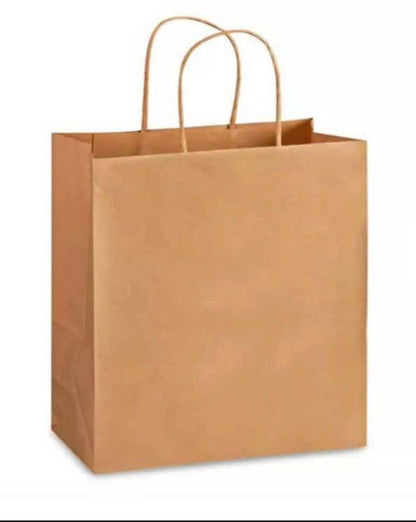 Eco-Friendly Kraft Paper Takeaway Bag 500/CASE