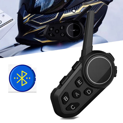 6Riders Intercom Communication Motorcycle Bluetooth Helmet Headset Interphone