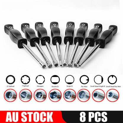 8pcs/set Screwdriver Carburetor Adjustment Tool Kit for Adjusting Common 2 Cycle