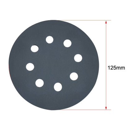 Sanding Discs 125mm 5 inch 8-Hole 80-3000 Mixed Grit Orbital Sander Pads Sandpaper