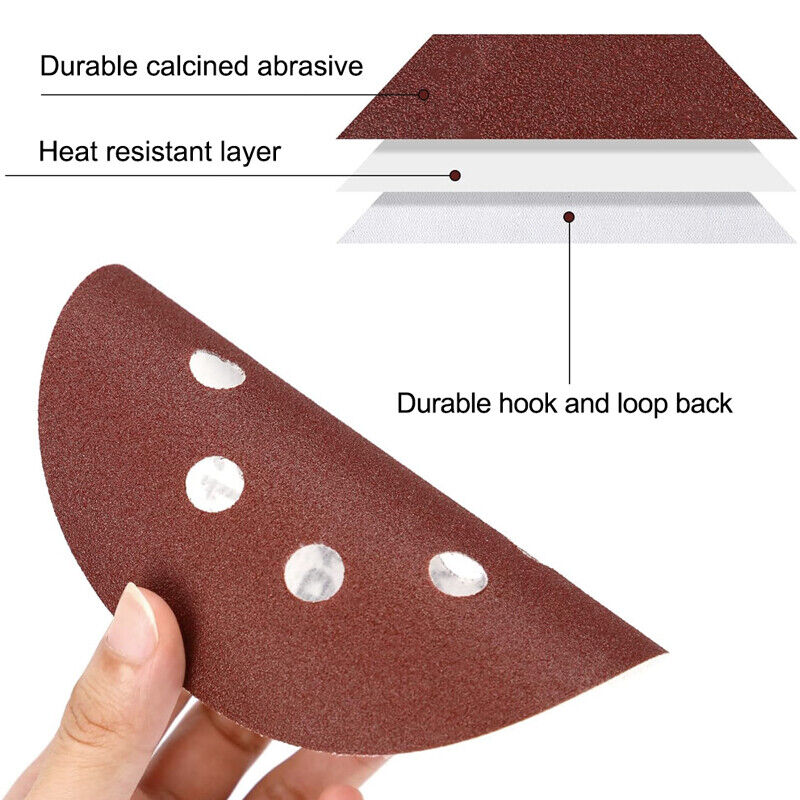 Sanding Discs 125mm 5 inch 8-Hole 80-3000 Mixed Grit Orbital Sander Pads Sandpaper