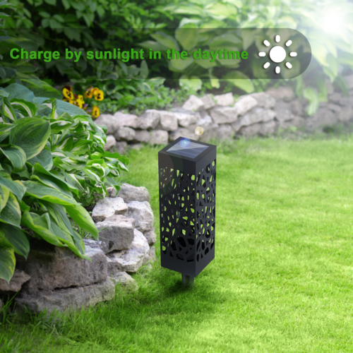 4pack LED Solar Garden Ground Lights Sensor Light Patio Lawn Lamp IP65 Waterproof