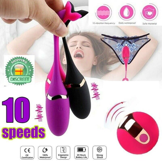 Wearable Bullet Egg Vibrator G-Spot Massager Remote Control Adult Women Sex Toy