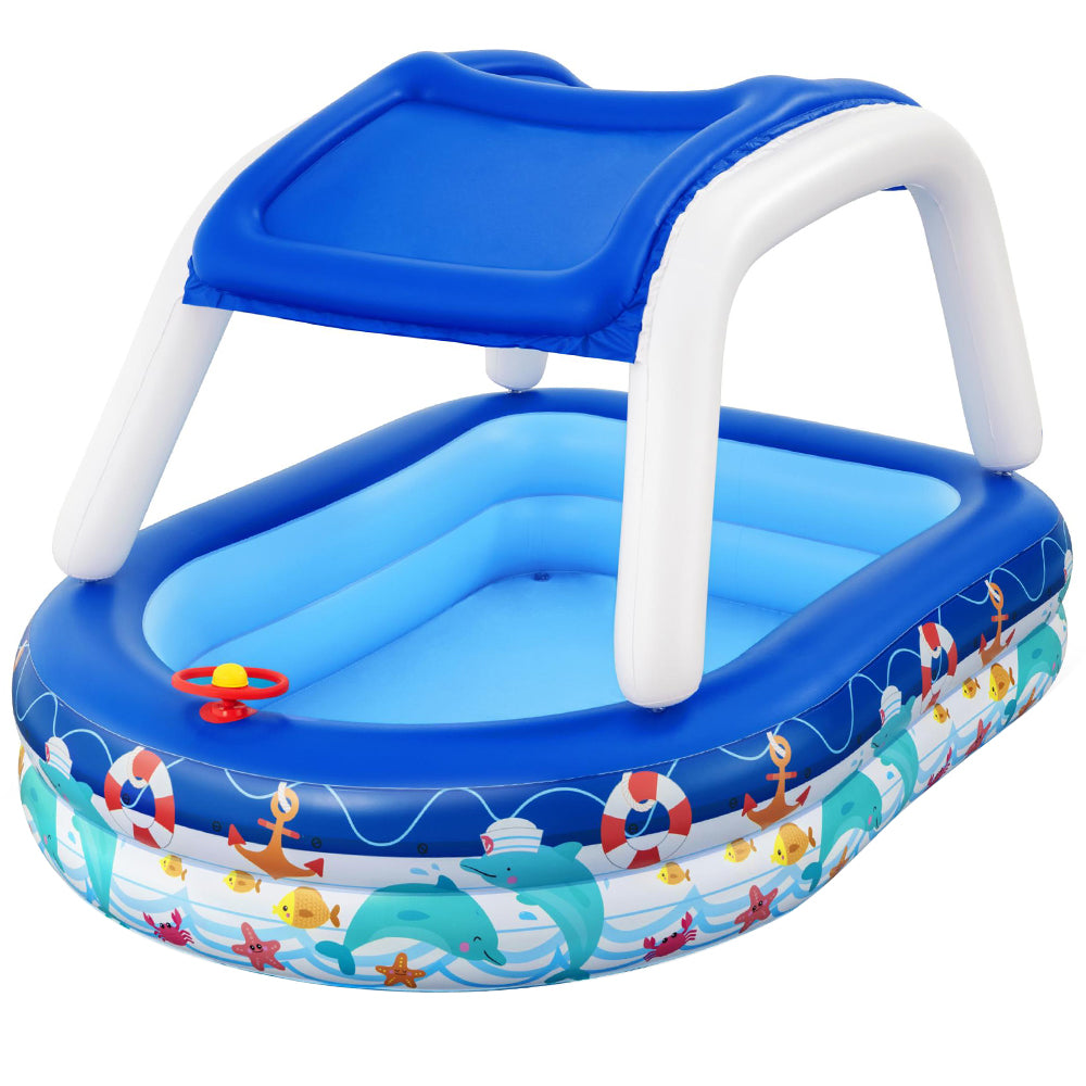 Bestway Kids Play Pools Above Ground Inflatable Swimming Pool Canopy Sunshade