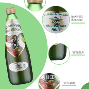 MOUNTAIN FRESH 400ML APPLE JUICE Pack 12