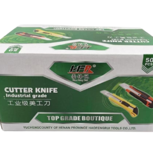Cutter Knife 50 PCS/Box - Non-Slip Utility Knife